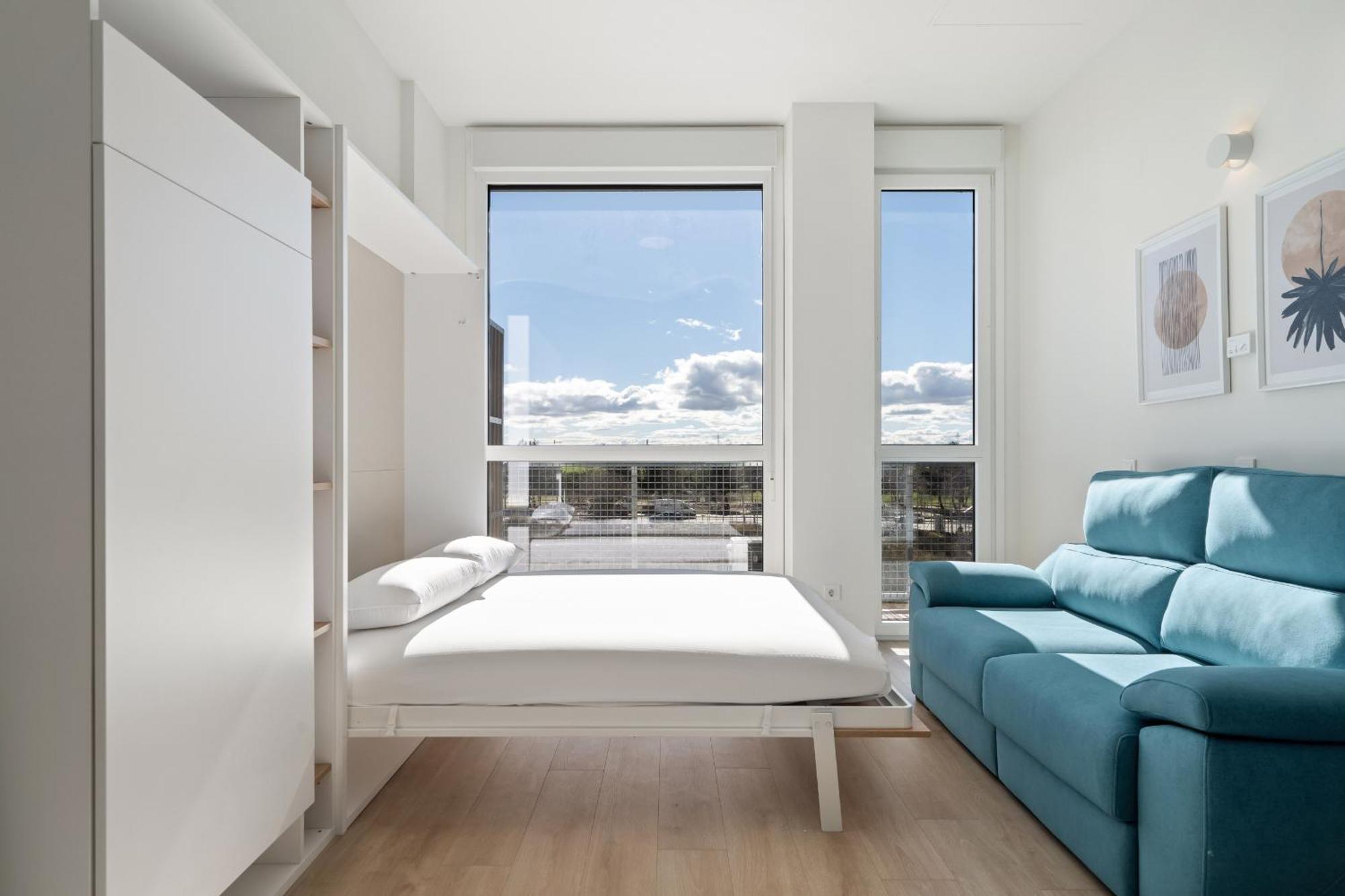 Loft Reformado Industrial Con Garaje Alquiler Temporal Apartment Madrid Exterior photo